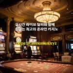 실시간 라이브 딜러와 함께 즐기는 최고의 온라인 카지노